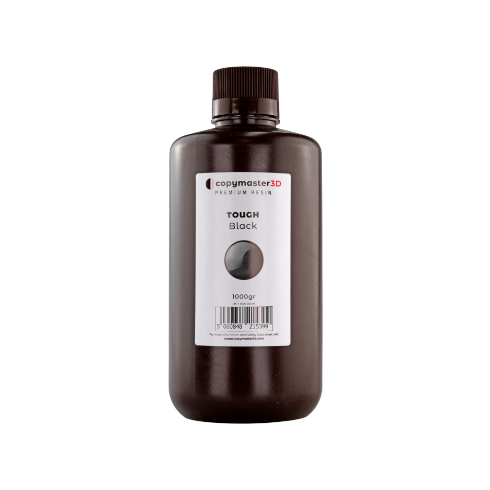 Copymaster3D Tvirta UV spindulių derva - 1000 ml - Juoda-Derva Copymaster3D Tvirta UV spindulių derva - 1000 ml - Juoda-Derva