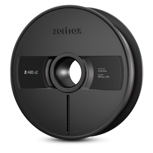 Zortrax Z-ABS v2 gija - 1,75 mm - 800g - Vėsiai pilka-ABS