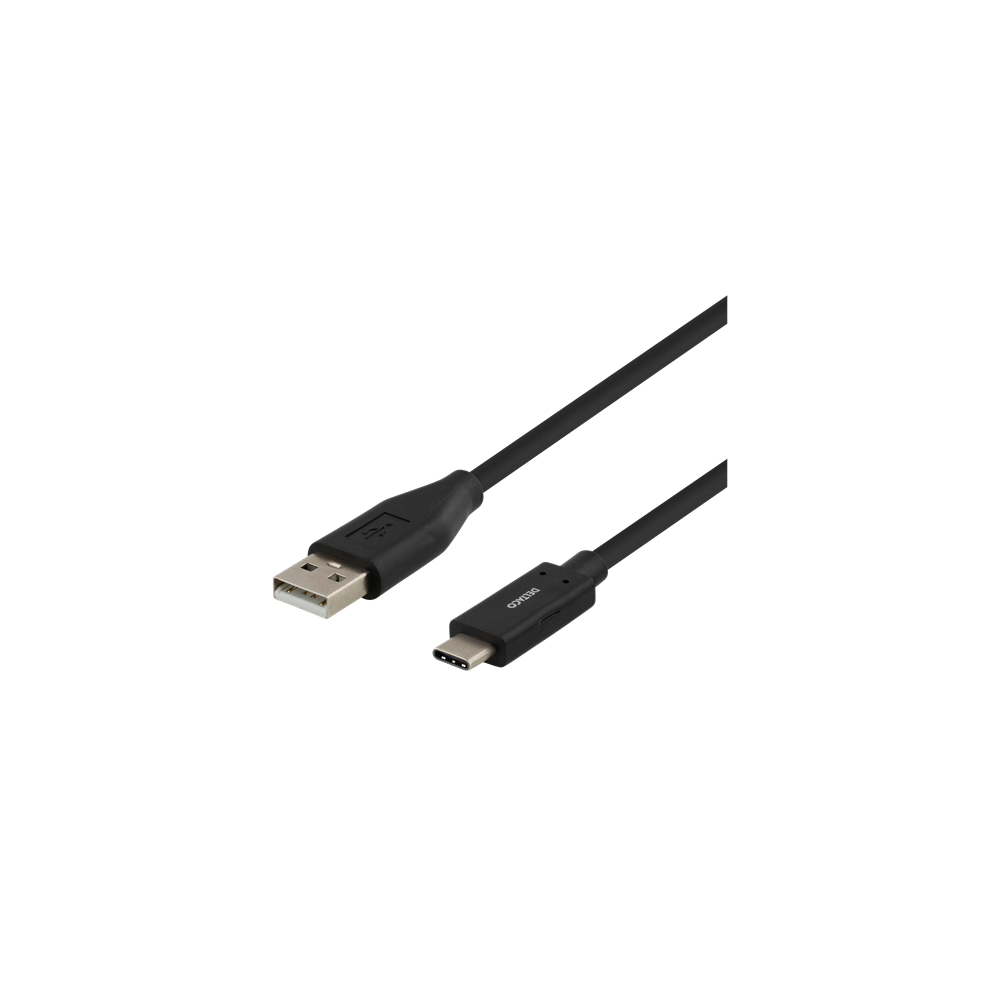 Deltaco USB kabelis - 1 m - A-C-Prino