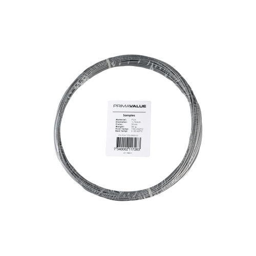 PrimaValue PLA - 1.75 mm - 50 g ritė - Sidabrinė-PLA
