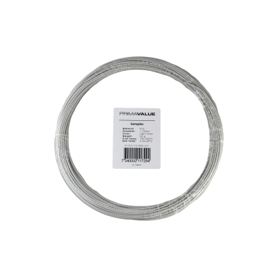 PrimaValue PLA - 1.75 mm - 50 g ritė - Šviesiai pilka-PLA