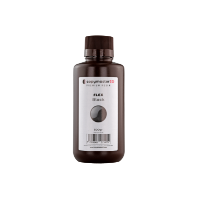 Copymaster3D Flex UV derva - 500 ml - Juoda-Derva