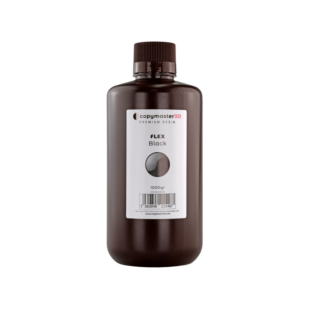 Copymaster3D Flex UV derva - 1000 ml - Juoda-Derva Copymaster3D Flex UV derva - 1000 ml - Juoda-Derva
