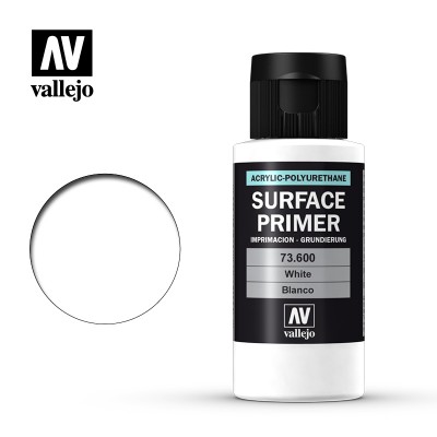 "Vallejo" akrilinis poliuretanas - Baltas gruntas 60ml-Prino