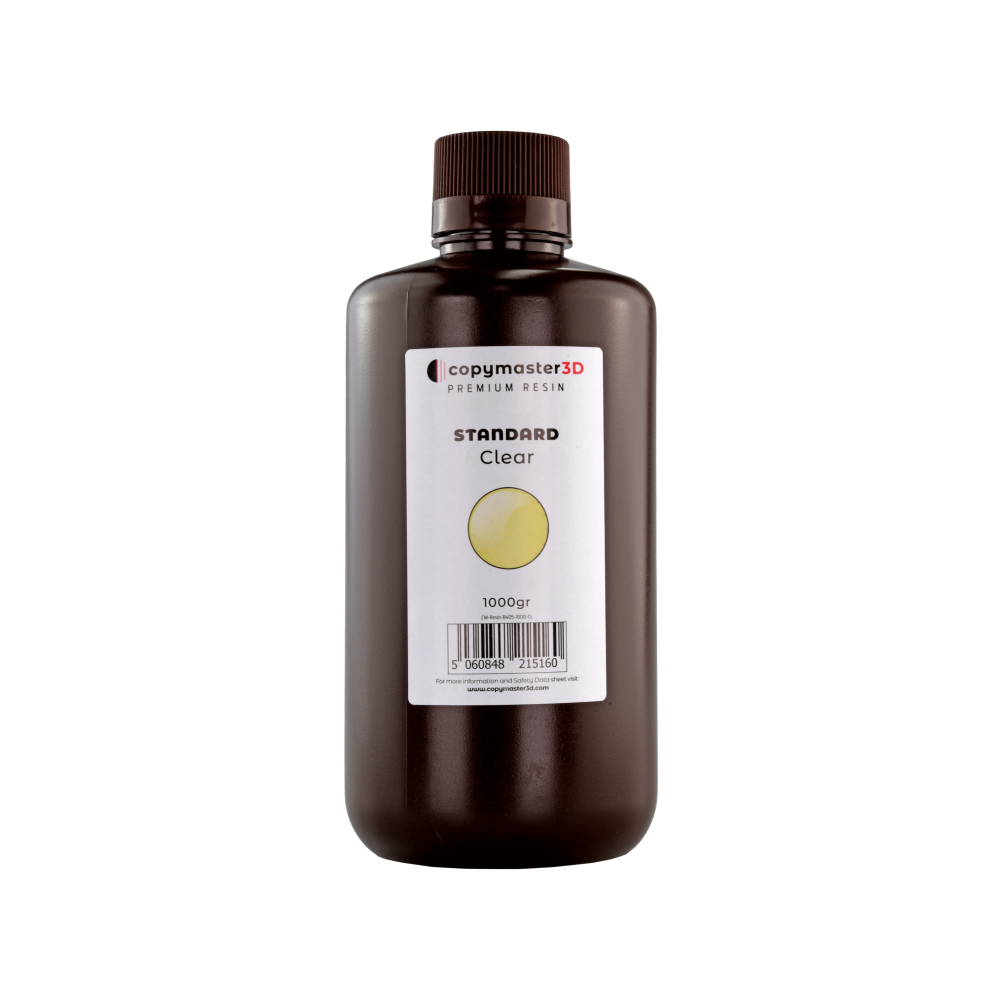 Copymaster3D Standartinė UV derva - 1000 ml - Skaidrus-Derva Copymaster3D Standartinė UV derva - 1000 ml - Skaidrus-Derva