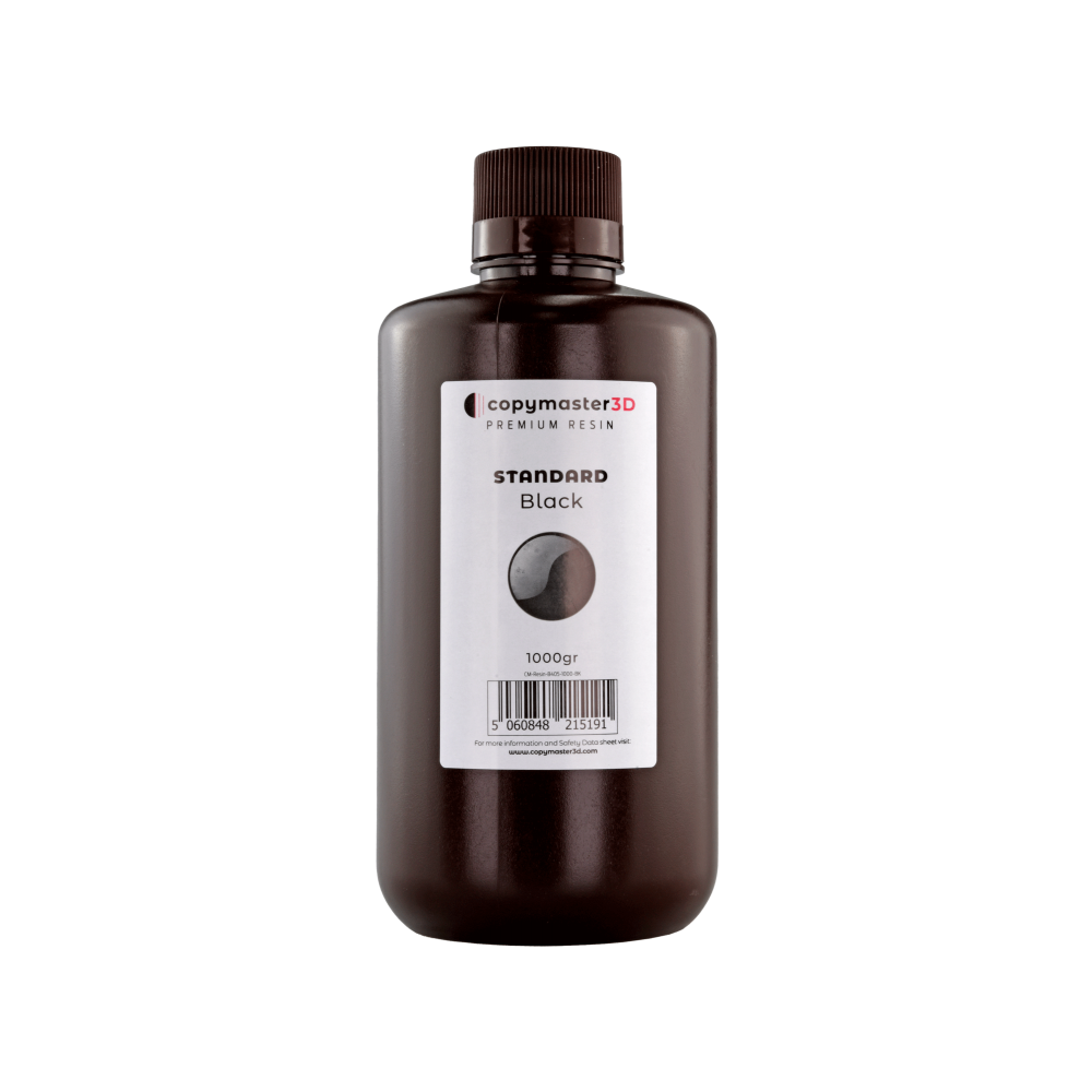 Copymaster3D Standartinė UV derva - 1000 ml - Juoda-Derva Copymaster3D Standartinė UV derva - 1000 ml - Juoda-Derva