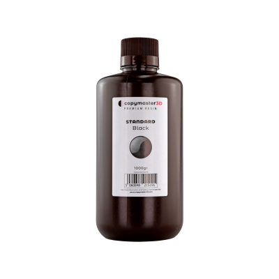 Copymaster3D Standartinė UV derva - 1000 ml - Juoda-Derva