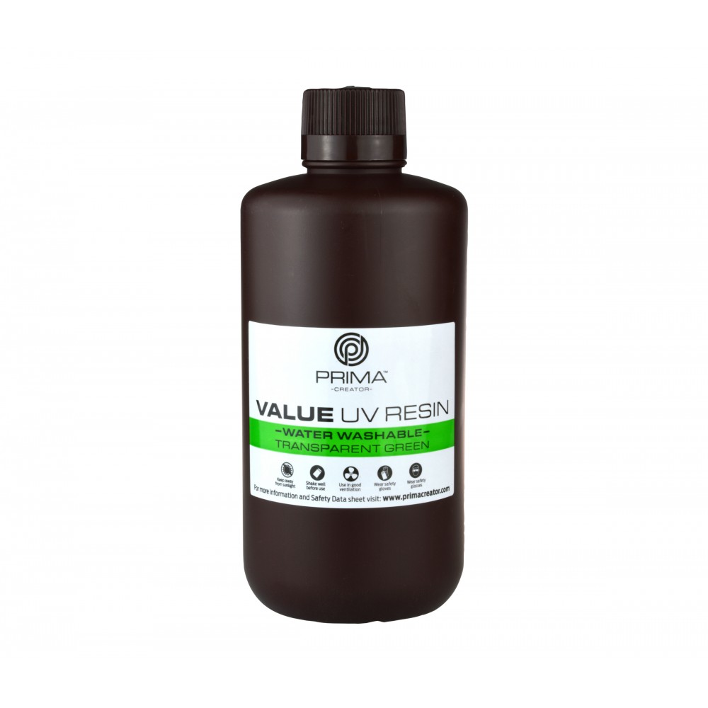 PrimaCreator Value Vandeniu nuplaunama UV derva - 1000 ml - PrimaCreator Value Vandeniu nuplaunama UV derva - 1000 ml -