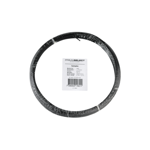 PrimaSelect ABS - 1.75 mm - 50 g - Juoda-ABS