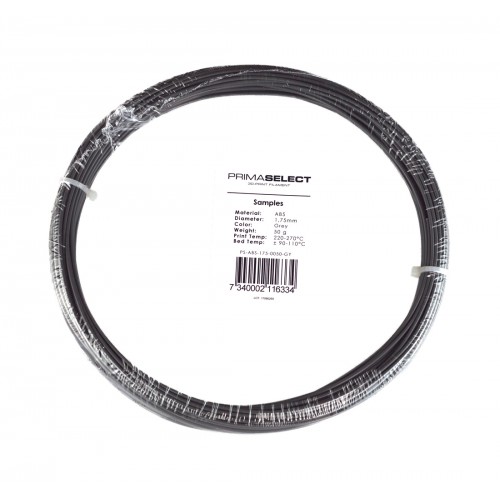 PrimaSelect ABS - 1.75 mm - 50 g - Pilka-ABS