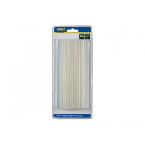 Klijų lazdelės 11x200 mm KINZO 16 vnt-Klijų pistoletai