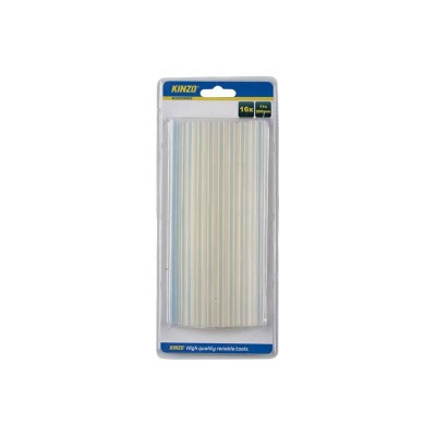 Klijų lazdelės 11x200 mm KINZO 16 vnt-Klijų pistoletai