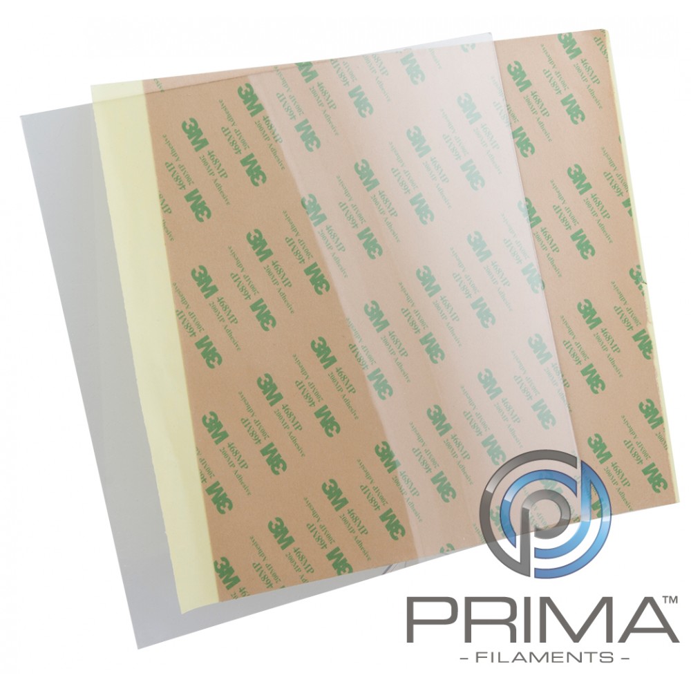 PrimaFil PEI Ultem lakštas 114x114 mm-0.2mm-Prino PrimaFil PEI Ultem lakštas 114x114 mm-0.2mm-Prino