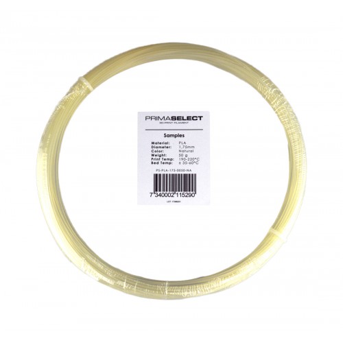 PrimaSelect PLA - 1.75 mm - 50 g - Natūralus-PLA