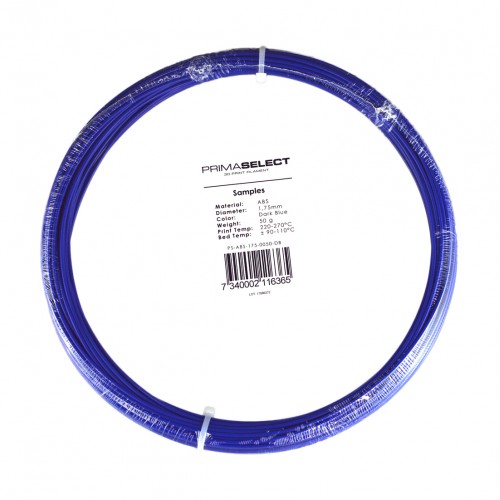 PrimaSelect ABS - 1.75 mm - 50 g - Tamsiai mėlyna-ABS