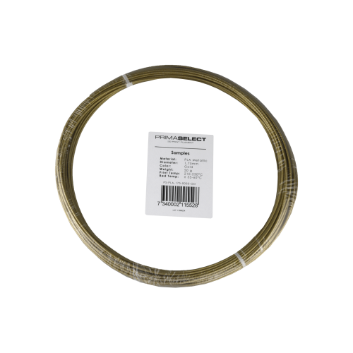 PrimaSelect PLA - 1.75 mm - 50 g - Aukso spalvos metalikas-PLA