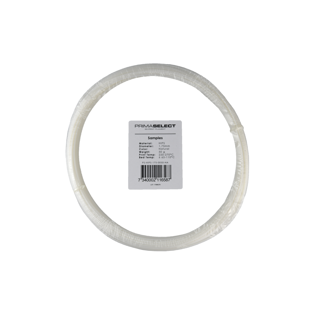 PrimaSelect HIPS - 1.75 mm - 50 g - Natūralus-Prino PrimaSelect HIPS - 1.75 mm - 50 g - Natūralus-Prino