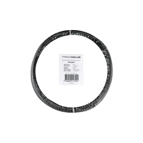 PrimaValue PLA - 1.75 mm - 50 g ritė - Juoda-PLA
