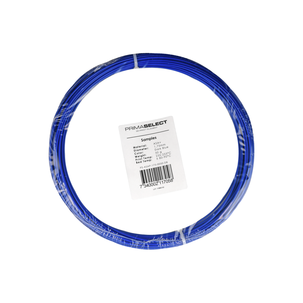 "PrimaSelect ASA+ - 1.75 mm - 50 g - Tamsiai mėlyna-ASA