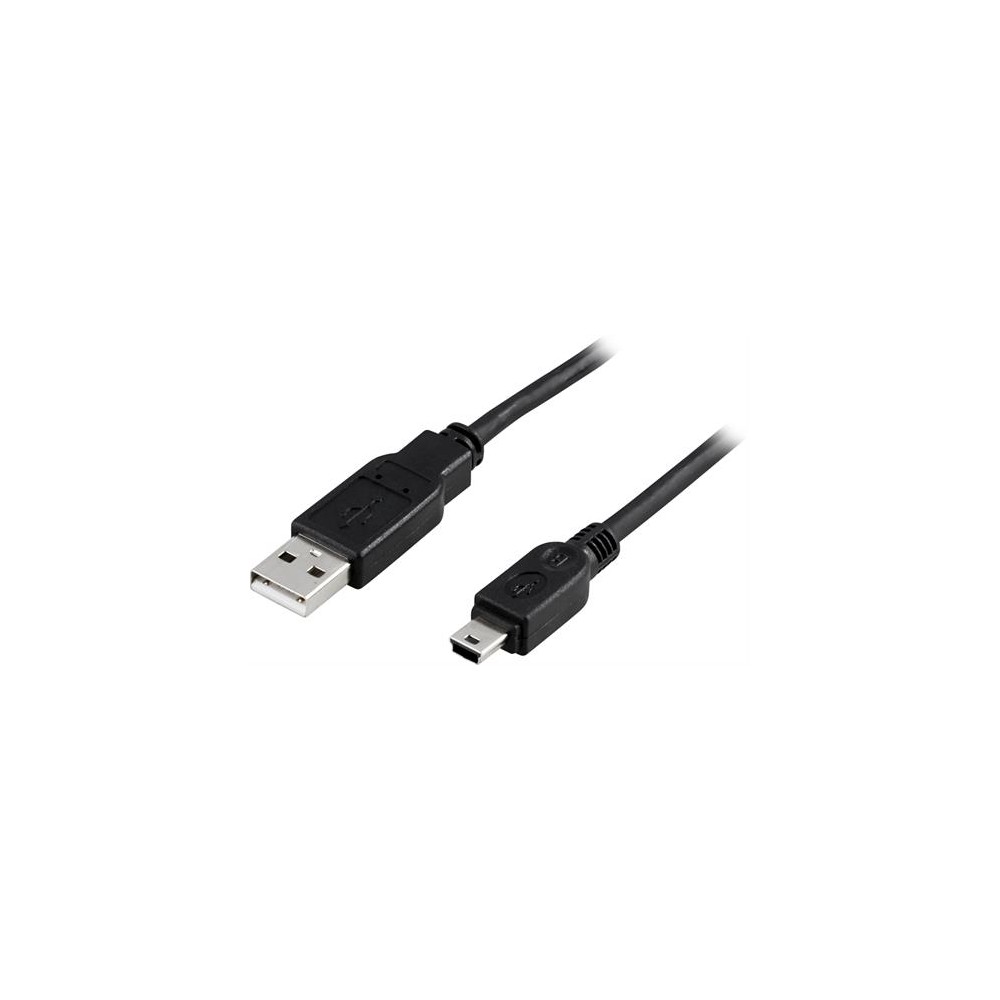 Deltaco USB kabelis - 1 m - A-mini B-Prino