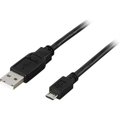 Deltaco USB kabelis - 1 m - A-mikro B-Prino