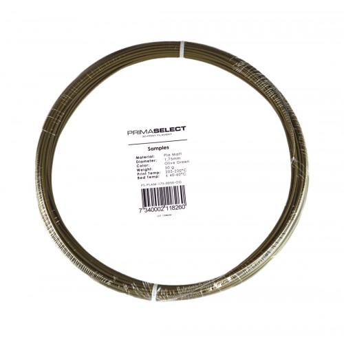 PrimaSelect PLA Matt - 1.75 mm - 50 g - Alyvuogių žalia-Prino