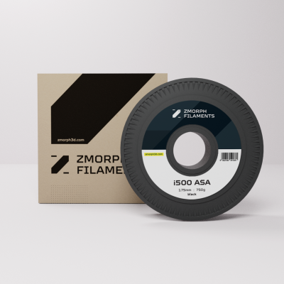 ZMorph ASA - 1.75 mm - 750 g - Juoda-ASA