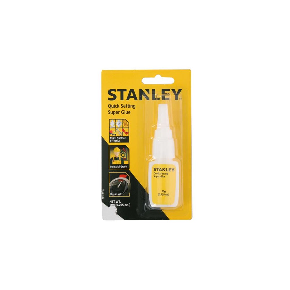 Super klijai STANLEY 20g-Klijai, pastos, fliusai Super klijai STANLEY 20g-Klijai, pastos, fliusai