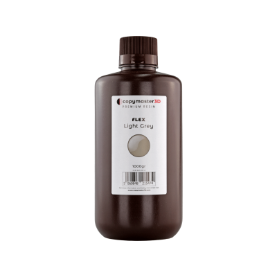 Copymaster3D Flex UV derva - 1000 ml - Šviesiai pilka-Derva