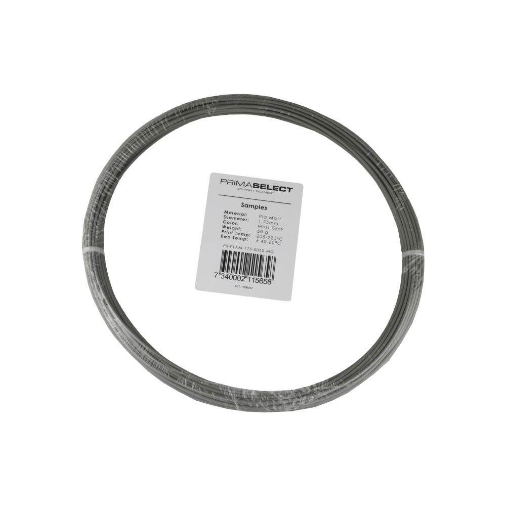 PrimaSelect PLA Matt - 1.75 mm - 50 g - Moss Grey-Prino PrimaSelect PLA Matt - 1.75 mm - 50 g - Moss Grey-Prino