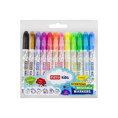 Žymekliai EASY MINI 12 spalvų-Žymekliai