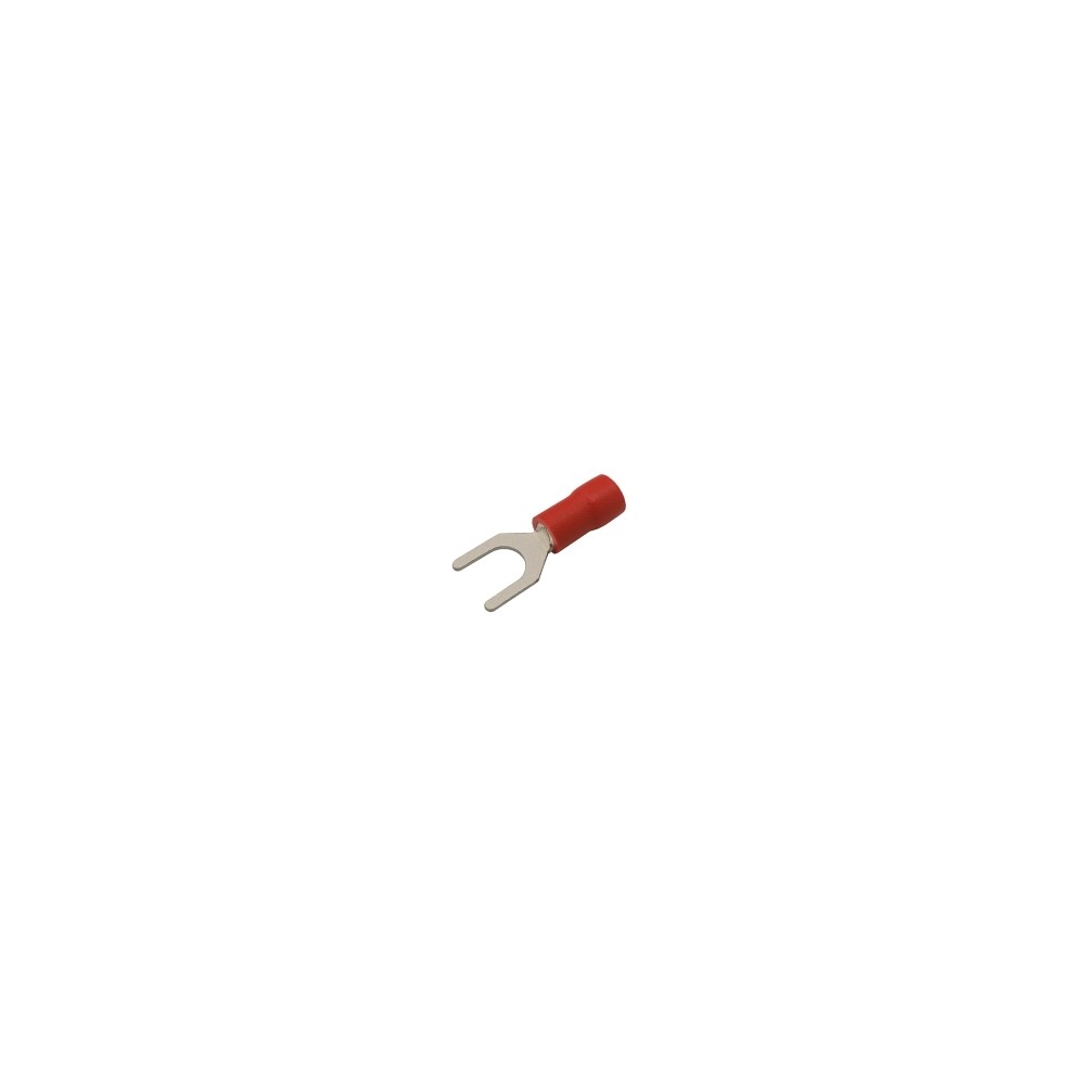 Izoliuotas 5,3 mm gnybtas, laidas 0,5-1.5 mm raudonos Izoliuotas 5,3 mm gnybtas, laidas 0,5-1.5 mm raudonos