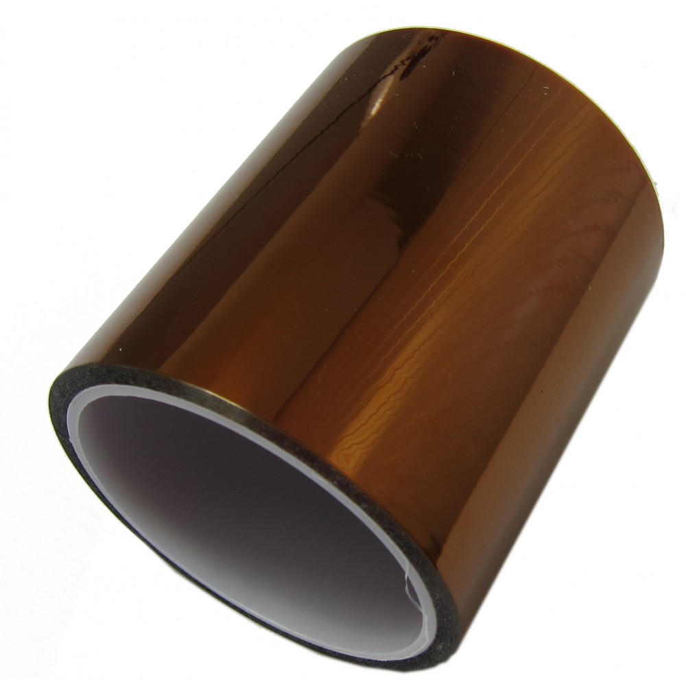Poliimido juosta, atspari karščiui, plati 100 mm x 32 m-Prino Poliimido juosta, atspari karščiui, plati 100 mm x 32 m-Prino