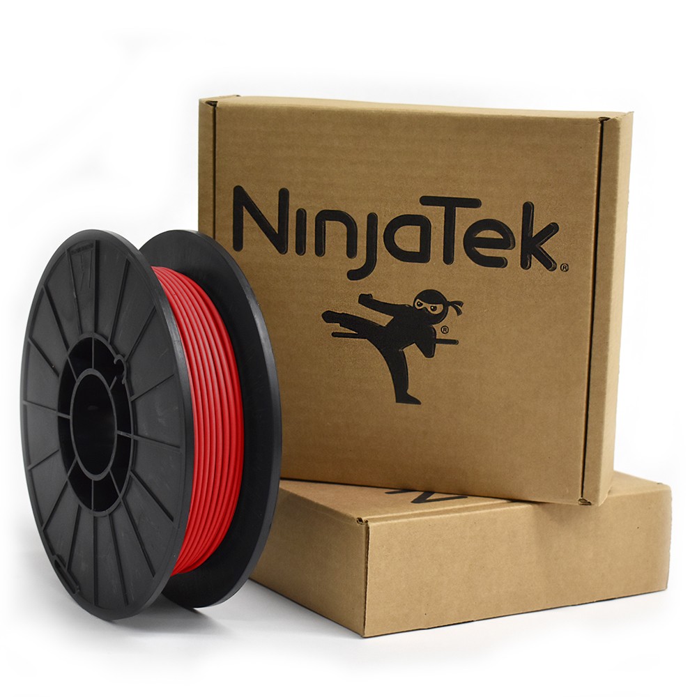 "NinjaFlex" gija - 2.85 mm - 0.5 kg - Ugnies raudonumo-Flexible "NinjaFlex" gija - 2.85 mm - 0.5 kg - Ugnies raudonumo-Flexible