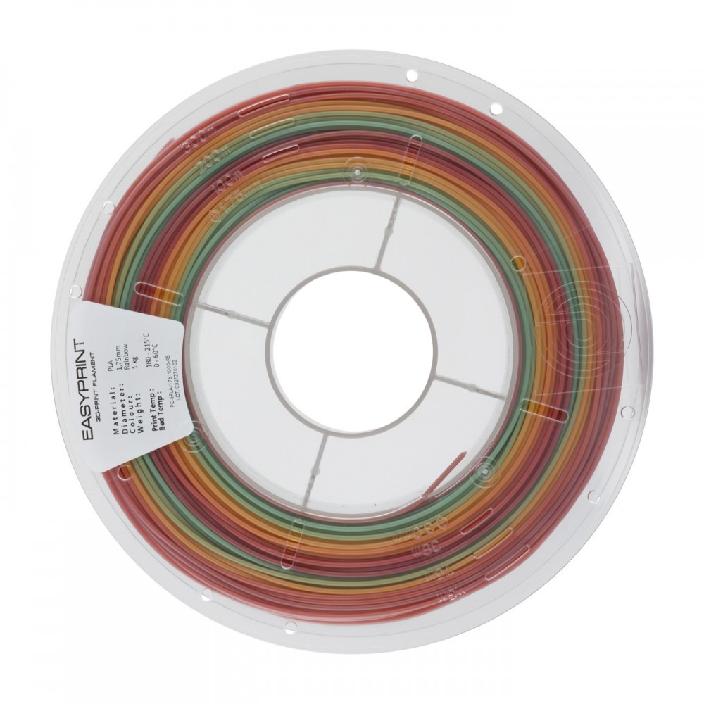 "EasyPrint PLA - 1.75 mm - 1 kg - Vaivorykštė-PLA