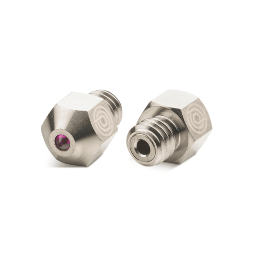 MK8 nikeliuotas varinis antgalis su rubinu 0,4 mm - 1 vnt-Prino