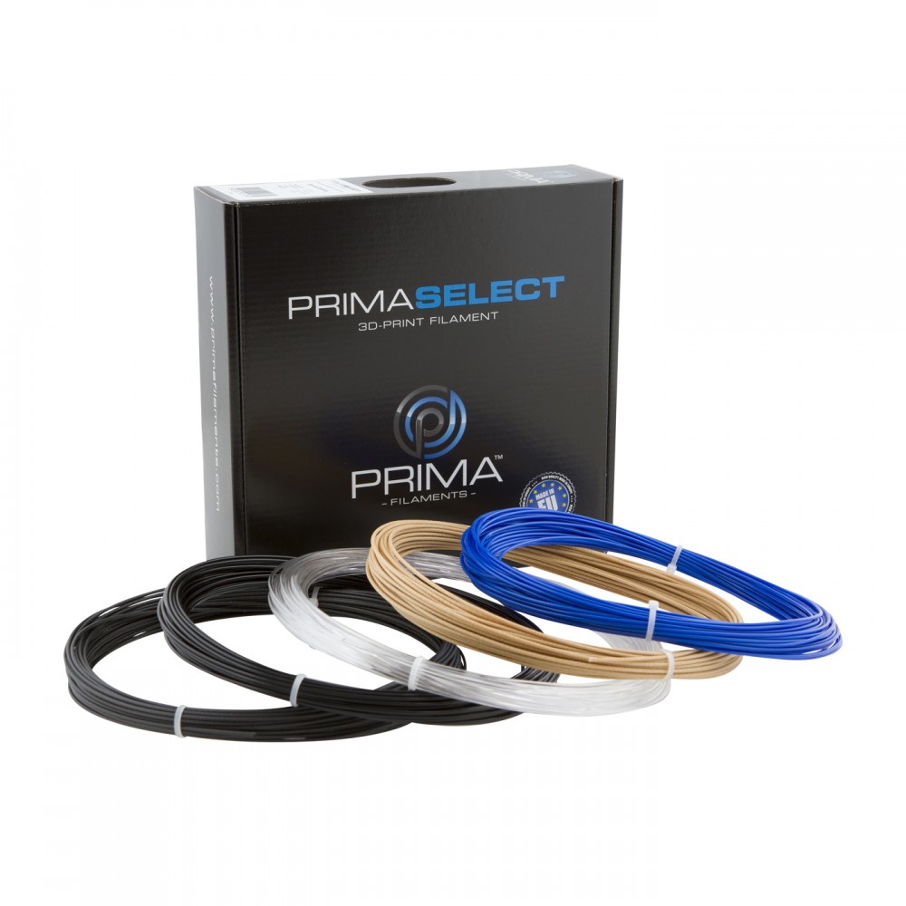 "PrimaSelect" pavyzdžių rinkinys - 2.85 mm - KARBONAS, PC, ABS "PrimaSelect" pavyzdžių rinkinys - 2.85 mm - KARBONAS, PC, ABS