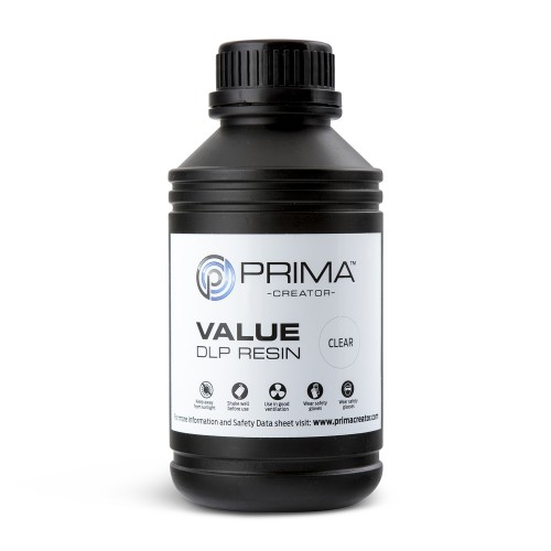 PrimaCreator Value UV / DLP derva - 500 ml - Skaidrus-Derva
