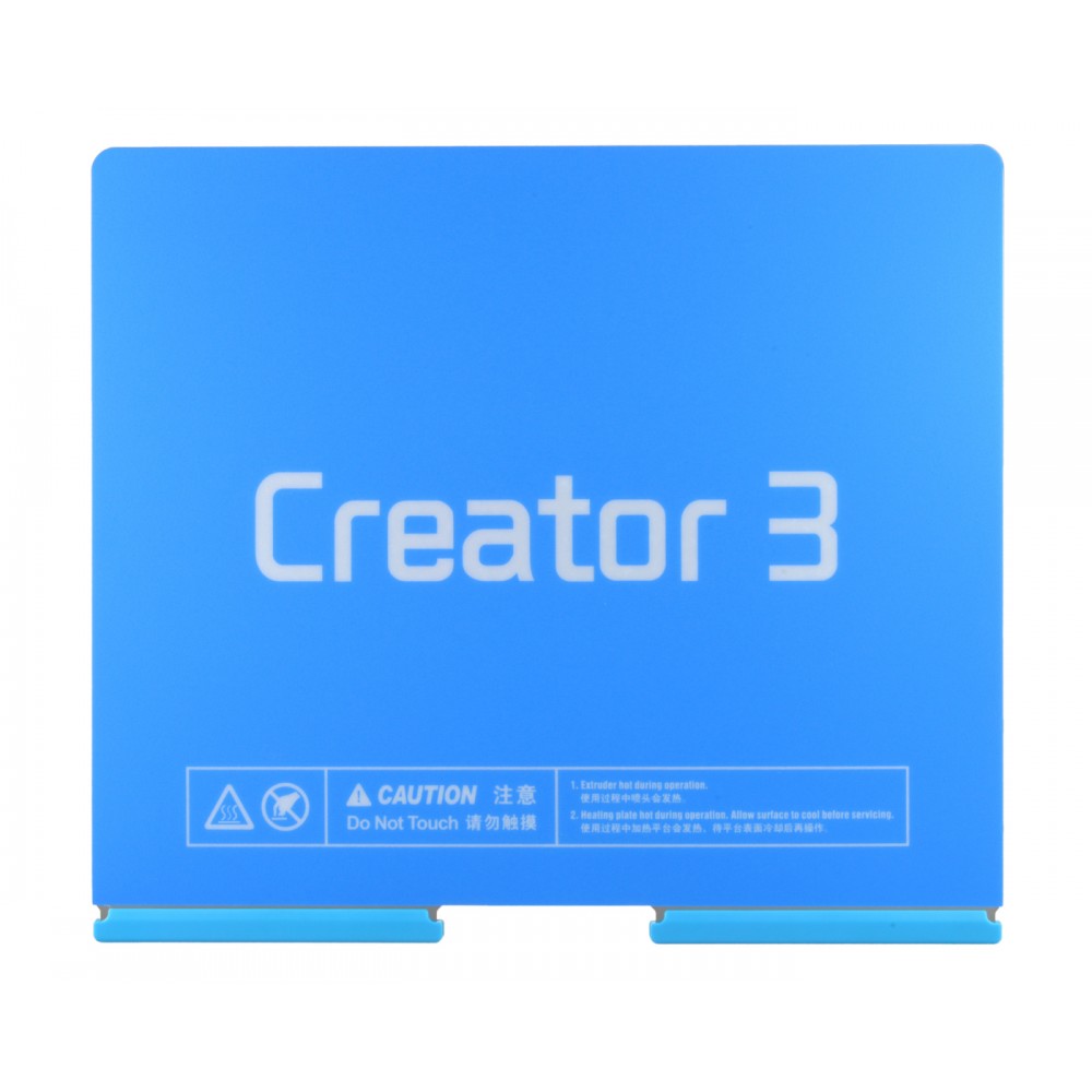 Flashforge "Creator3" lanksti spyruoklinio plieno statybinė Flashforge "Creator3" lanksti spyruoklinio plieno statybinė