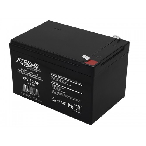 Akumuliatorius 12V 10Ah XTREME-Švino akumuliatoriai