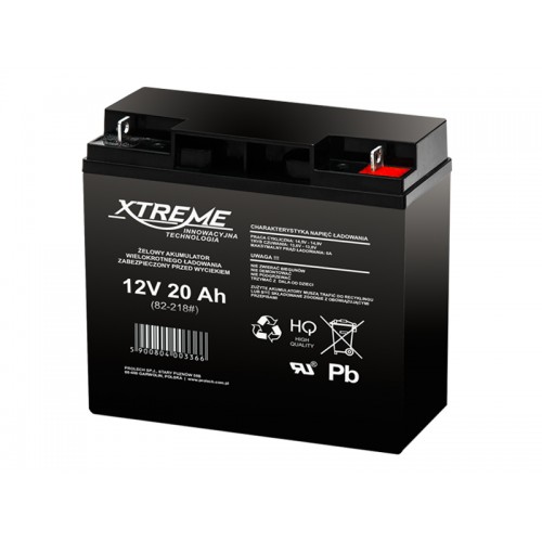 Akumuliatorius 12V 20Ah XTREME-Švino akumuliatoriai
