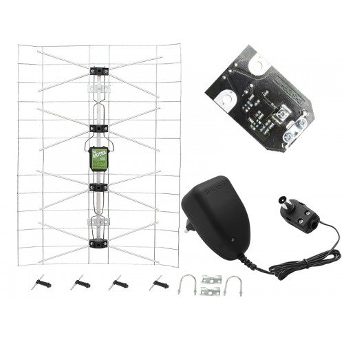 Antena siatkowa+ZASILACZ+SWA 2000-PROL