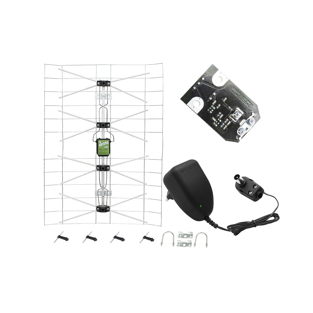 Antena siatkowa+ZASILACZ+SWA 2000-PROL
