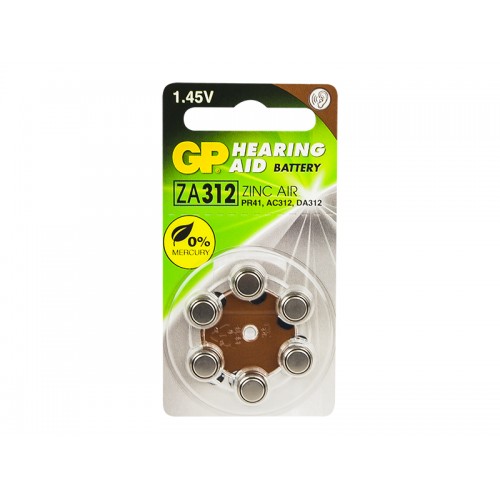 Baterija ZA312 GP 1,4 V 7,9x3,6-PROL