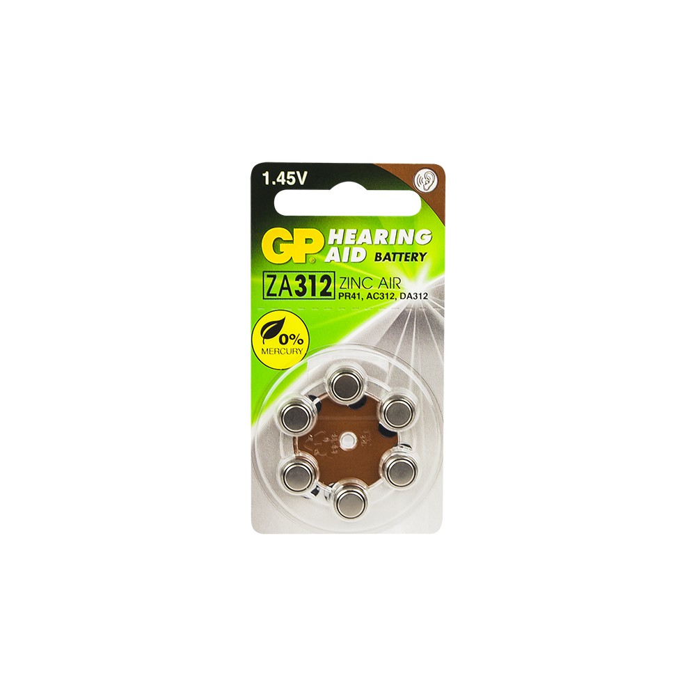 Baterija ZA312 GP 1,4 V 7,9x3,6-PROL Baterija ZA312 GP 1,4 V 7,9x3,6-PROL