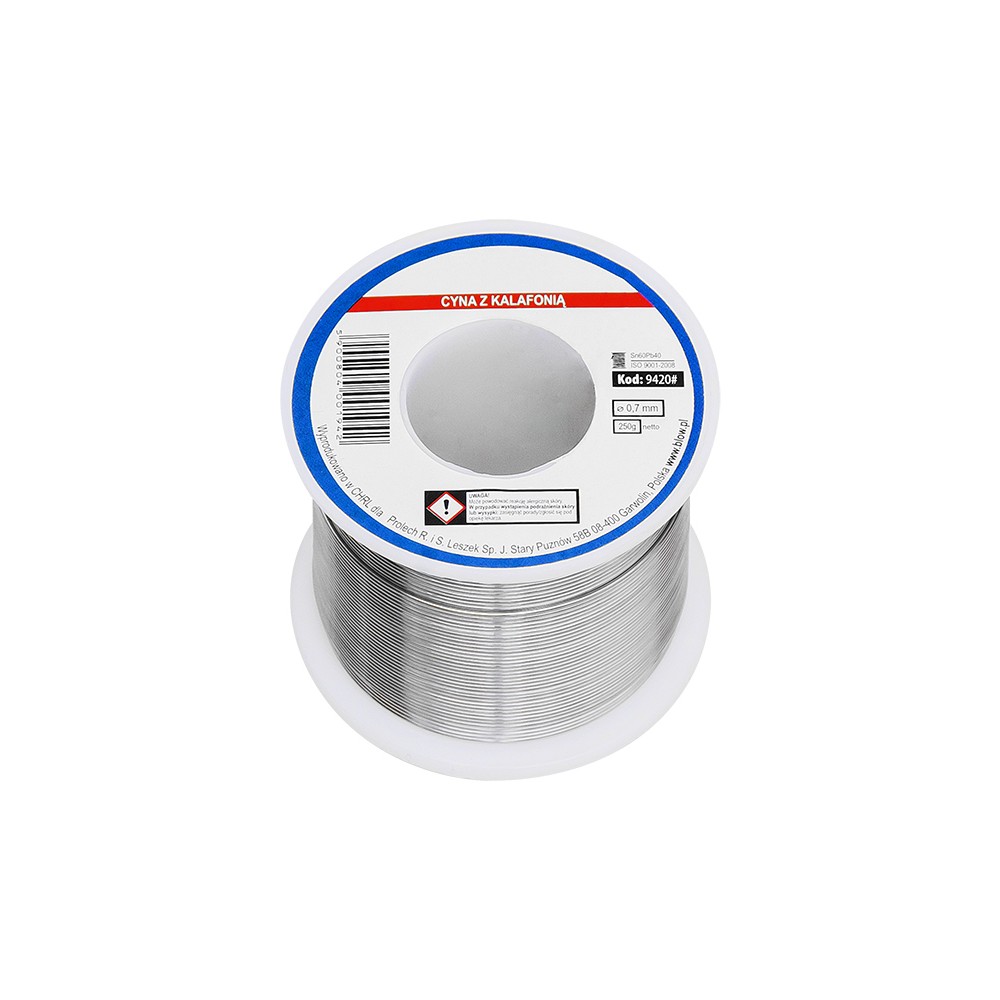 Cyna 0,70/250g Sn60Pb40-Lydmetaliai
