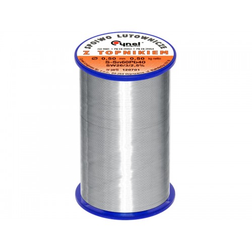 Cyna 0,50/500g/spoiwo LC60-SW26-Lydmetaliai