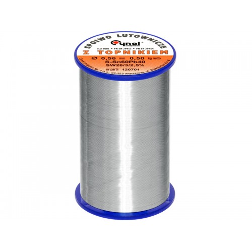 Cyna 0,56/500g/spoiwo LC60-SW26-Lydmetaliai