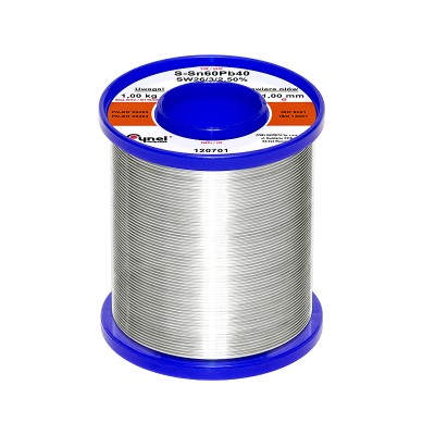 Cyna 1,00/ 1kg/spoiwo LC60-SW26-Lydmetaliai
