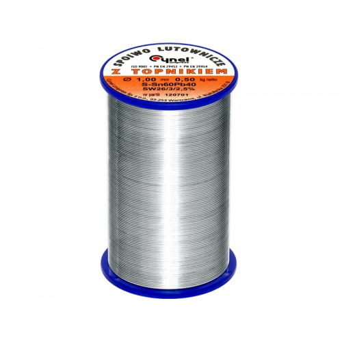 Cyna 1,00/500g/spoiwo LC60-SW26-Lydmetaliai